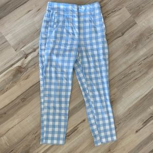 LIKE NEW - Gingham Zara High Waisted Pants